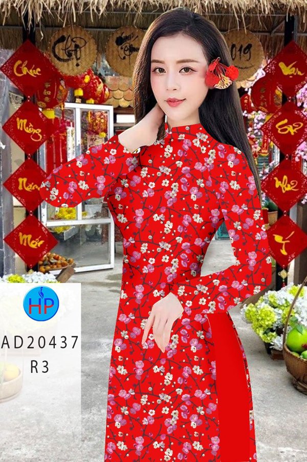 Vải Áo Dài Hoa Nhí AD 20437 49